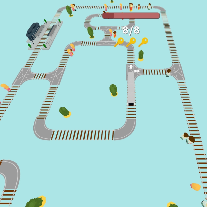 Игра «Поезд-змейка»